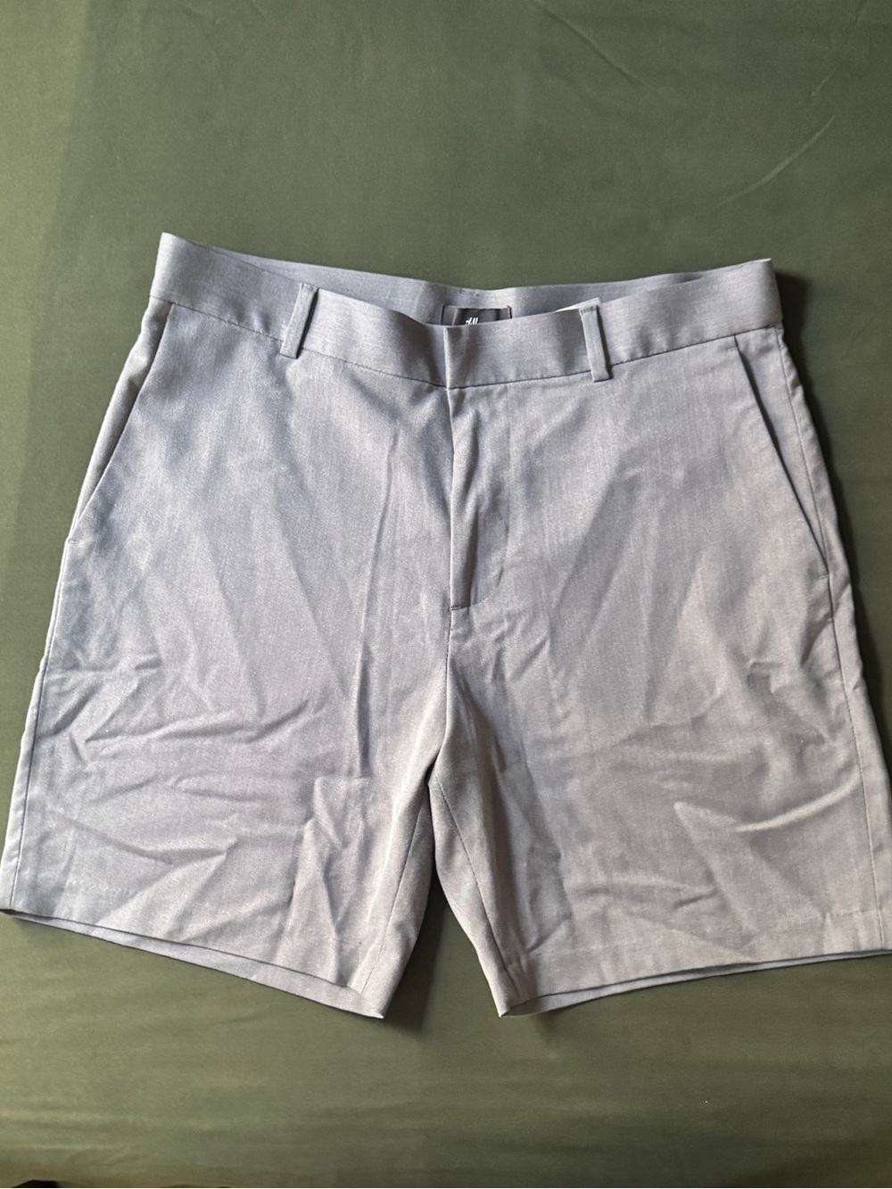 Men's Gray Tailored Shorts